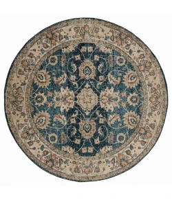 United Weavers Marrakesh Cerulean 3801-30262 7 ft. 10 in. Round Round Rug