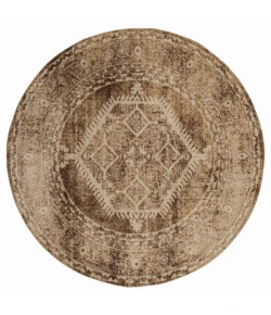 United Weavers Marrakesh Light Brown 3801-30352 7 ft. 10 in. Round Round Rug