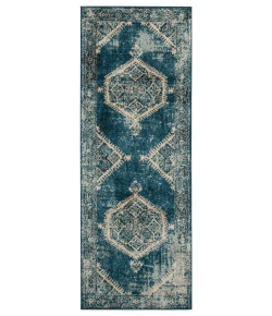 United Weavers Marrakesh Cerulean 3801-30362 2 ft. 7 in. X 7 ft. 2 in. Rectangle Rug