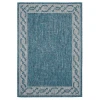 United Weavers Augusta Aqua 3900-10063 5 ft. 3 in. X 7 ft. 6 in. Rectangle Rug