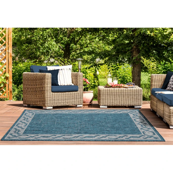 United Weavers Augusta Aqua 3900-10063 7 ft. 10 in. X 10 ft. 6 in. Rectangle Rug