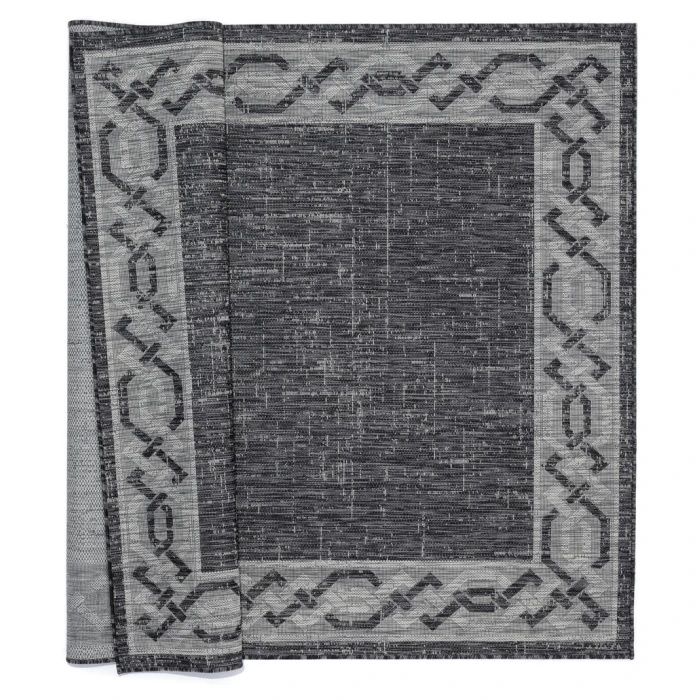 United Weavers Augusta Black 3900-10070 5 ft. 3 in. X 7 ft. 6 in. Rectangle Rug