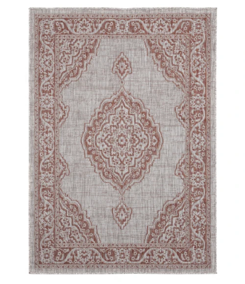 United Weavers Augusta Terracotta 3900-10229 5 ft. 3 in. X 7 ft. 6 in. Rectangle Rug