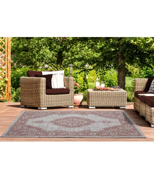 United Weavers Augusta Terracotta 3900-10229 5 ft. 3 in. X 7 ft. 6 in. Rectangle Rug