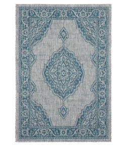 United Weavers Augusta Aqua 3900-10263 7 ft. 10 in. X 10 ft. 6 in. Rectangle Rug