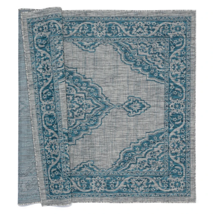 United Weavers Augusta Aqua 3900-10263 5 ft. 3 in. X 7 ft. 6 in. Rectangle Rug