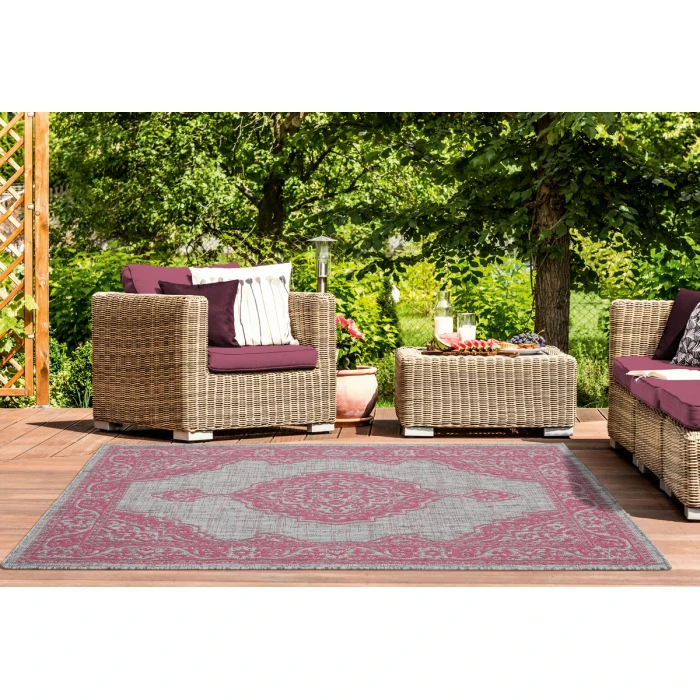 United Weavers Augusta Pink 3900-10286 7 ft. 10 in. X 10 ft. 6 in. Rectangle Rug
