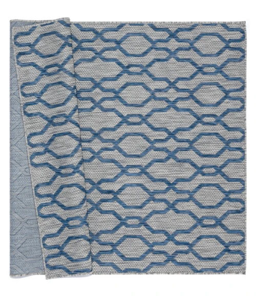 United Weavers Augusta Blue 3900-10460 5 ft. 3 in. X 7 ft. 6 in. Rectangle Rug