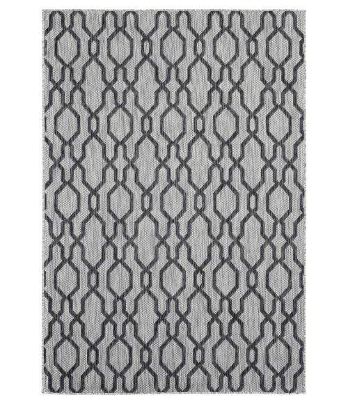 United Weavers Augusta Black 3900-10470 5 ft. 3 in. X 7 ft. 6 in. Rectangle Rug