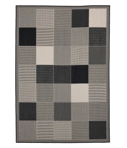 United Weavers Augusta Black 3900-10770 5 ft. 3 in. X 7 ft. 6 in. Rectangle Rug