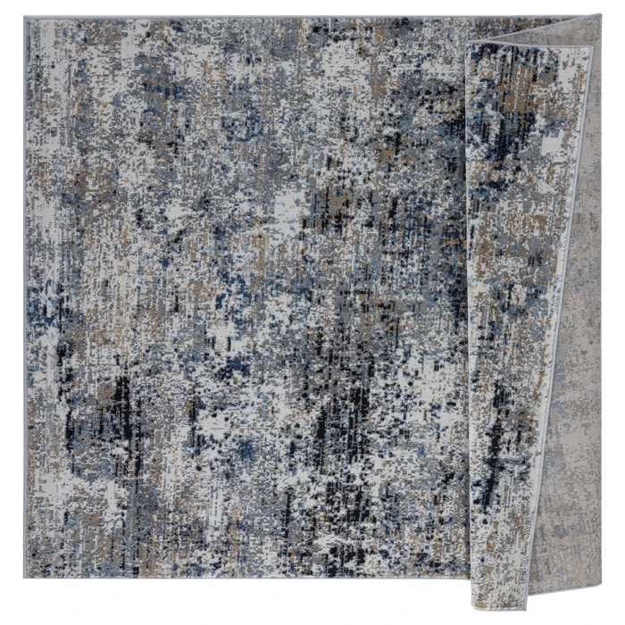 United Weavers Eternity Blue 4535-10160 7 ft. 10 in. RD Round Rug