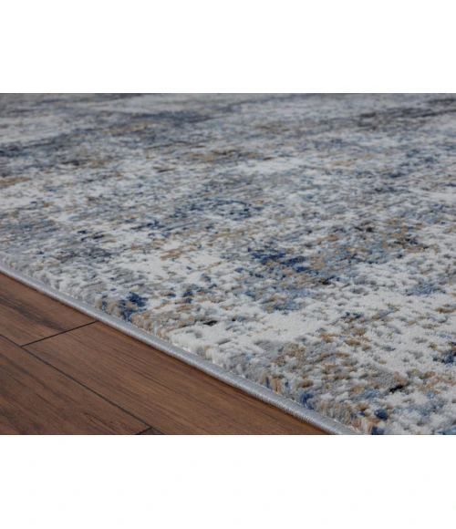 United Weavers Eternity Blue 4535-10160 2 ft. 7 in. X 7 ft. 4 in. Rectangle Rug