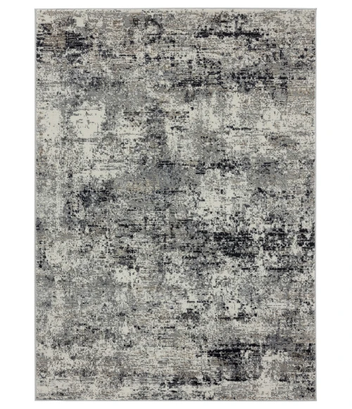 United Weavers Eternity Charcoal 4535-10177 5 ft. 3 in. X 7 ft. 2 in. Rectangle Rug