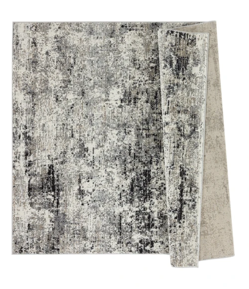 United Weavers Eternity Charcoal 4535-10177 5 ft. 3 in. X 7 ft. 2 in. Rectangle Rug