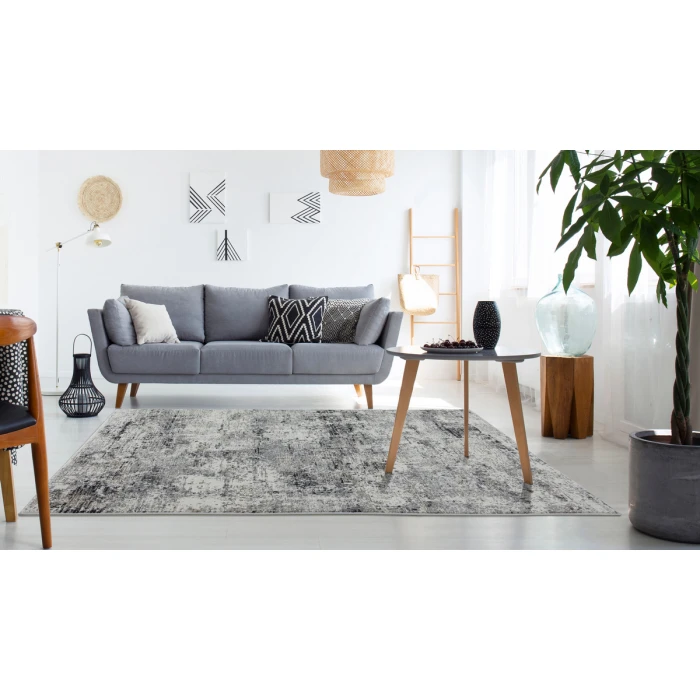 United Weavers Eternity Charcoal 4535-10177 1 ft. 11 in. X 3 ft. Rectangle Rug