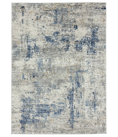 United Weavers Eternity Blue 4535-10360 2 ft. 7 in. X 7 ft. 4 in. Rectangle Rug