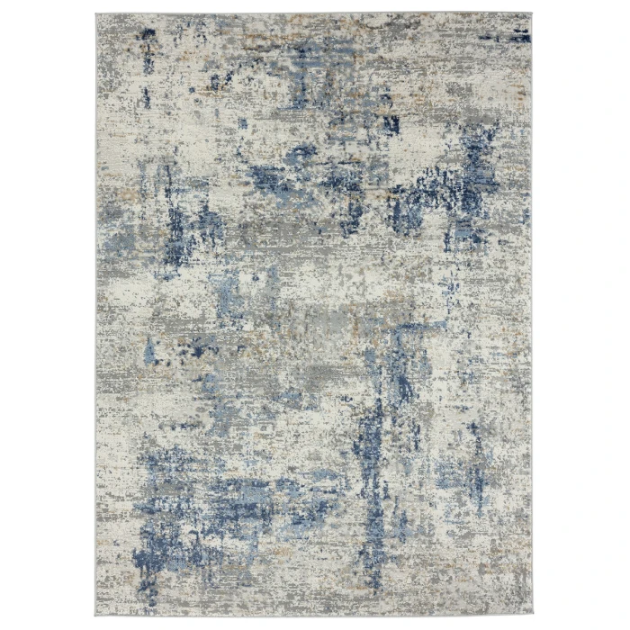 United Weavers Eternity Blue 4535-10360 2 ft. 7 in. X 7 ft. 4 in. Rectangle Rug