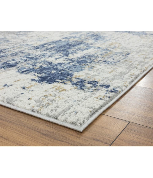 United Weavers Eternity Blue 4535-10360 2 ft. 7 in. X 7 ft. 4 in. Rectangle Rug