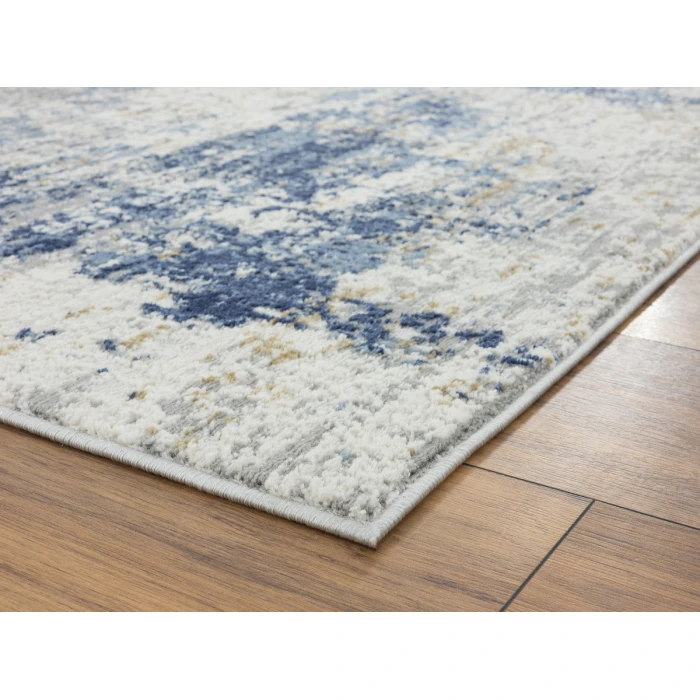 United Weavers Eternity Blue 4535-10360 2 ft. 7 in. X 7 ft. 4 in. Rectangle Rug