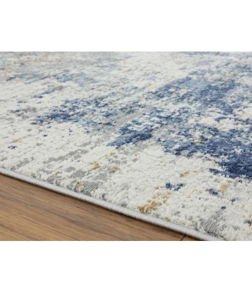 United Weavers Eternity Blue 4535-10360 2 ft. 7 in. X 7 ft. 4 in. Rectangle Rug