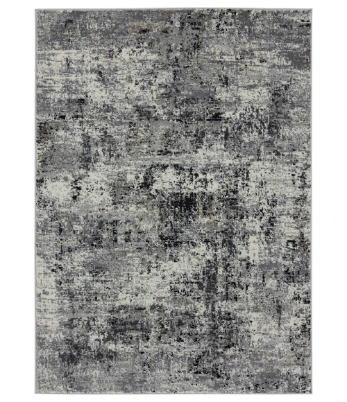 United Weavers Eternity Charcoal 4535-10377 5 ft. 3 in. X 7 ft. 2 in. Rectangle Rug