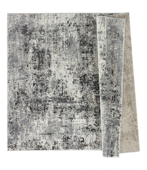 United Weavers Eternity Charcoal 4535-10377 5 ft. 3 in. X 7 ft. 2 in. Rectangle Rug