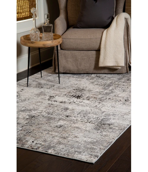 United Weavers Eternity Charcoal 4535-10377 5 ft. 3 in. X 7 ft. 2 in. Rectangle Rug