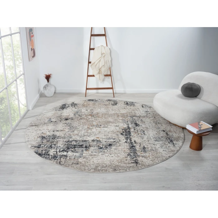 United Weavers Everlasting  Beige  4536-70226 7 ft. 11 in. X 7 ft. 11 in. Round Rug