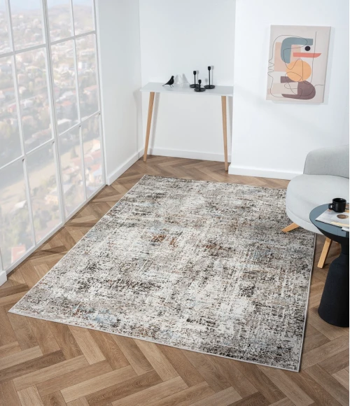 United Weavers Everlasting  Blue 4536-70360 2 ft. 7 in. X 7 ft. 2 in. Rectangle Rug