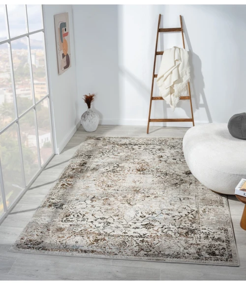 United Weavers Everlasting  Blue 4536-70460 2 ft. 7 in. X 7 ft. 2 in. Rectangle Rug