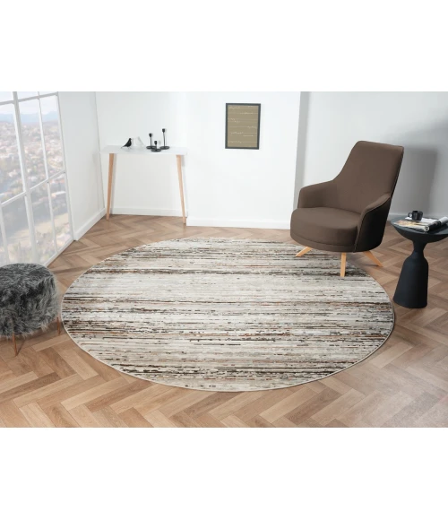 United Weavers Everlasting  Blue 4536-70560 7 ft. 11 in. X 7 ft. 11 in. Round Rug