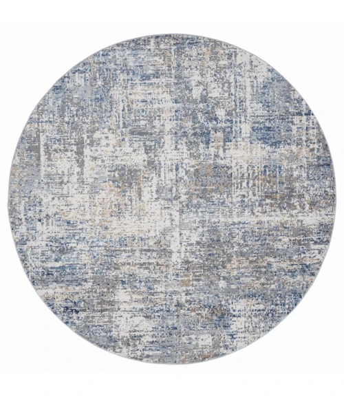 United Weavers Austin Blue 4540-20160 7 ft. 10 in. RD Round Rug