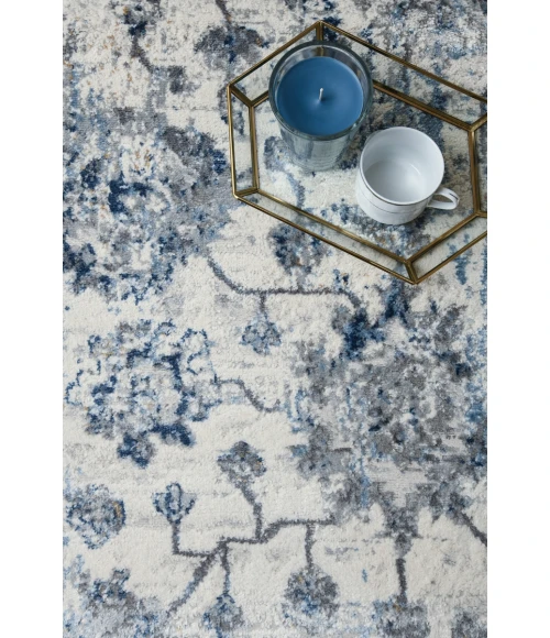 United Weavers Austin Blue 4540-20260 2 ft. 7 in. X 7 ft. 4 in. Rectangle Rug