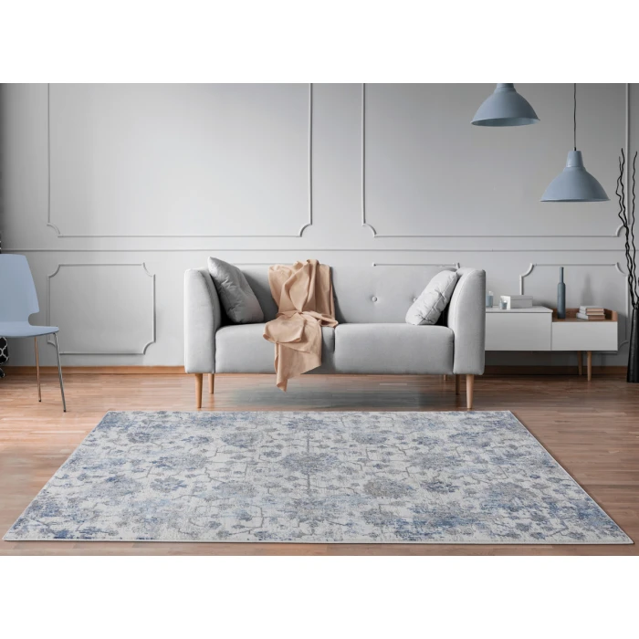 United Weavers Austin Blue 4540-20260 2 ft. 7 in. X 7 ft. 4 in. Rectangle Rug