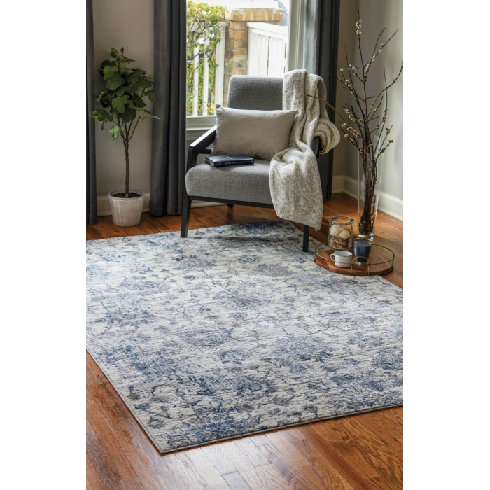 United Weavers Austin Blue 4540-20260 2 ft. 7 in. X 7 ft. 4 in. Rectangle Rug