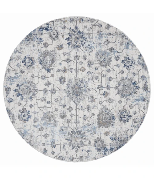 United Weavers Austin Blue 4540-20260 7 ft. 10 in. RD Round Rug