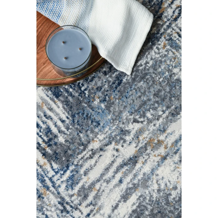 United Weavers Austin Blue 4540-20360 7 ft. 10 in. RD Round Rug