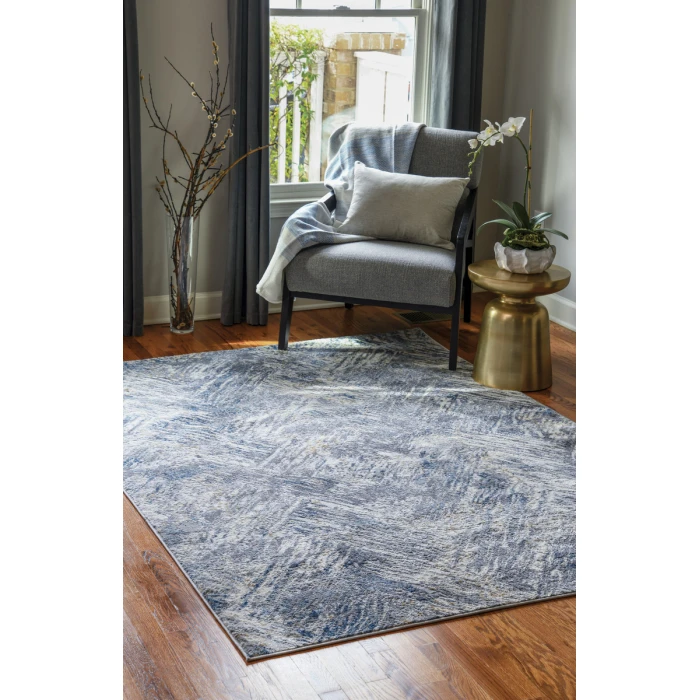 United Weavers Austin Blue 4540-20360 7 ft. 10 in. RD Round Rug
