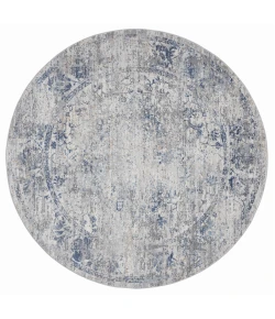 United Weavers Austin Blue 4540-20460 7 ft. 10 in. RD Round Rug