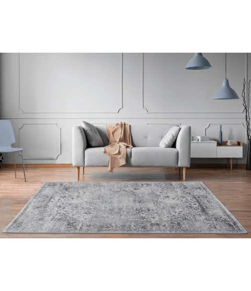 United Weavers Austin Grey 4540-20472 5 ft. 3 in. X 7 ft. 2 in. Rectangle Rug
