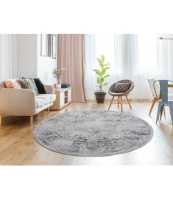 United Weavers Austin Grey 4540-20472 7 ft. 10 in. RD Round Rug