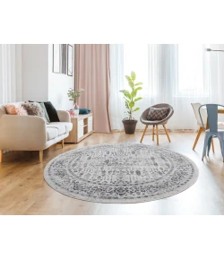 United Weavers Austin Grey 4540-20572 7 ft. 10 in. RD Round Rug