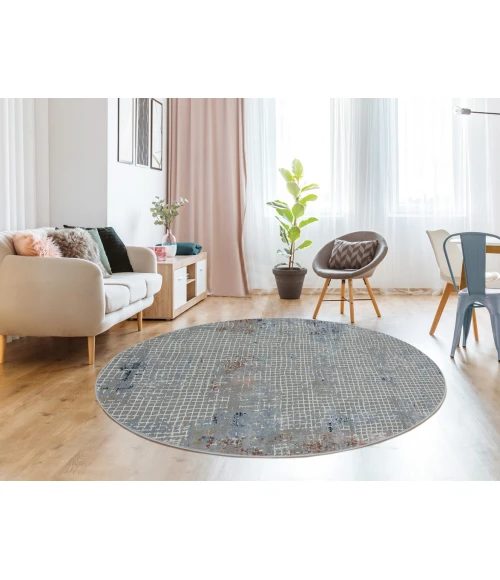 United Weavers Austin Rust 4540-20658 7 ft. 10 in. RD Round Rug