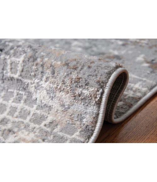 United Weavers Austin Grey 4540-20672 7 ft. 10 in. RD Round Rug