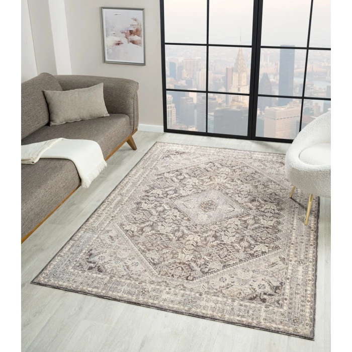 United Weavers Armada  Grey 4545-21050 1 ft. 10 in. X 3 ft. Rectangle Rug