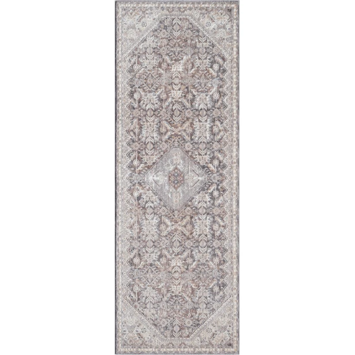 United Weavers Armada  Grey 4545-21050 2 ft. 7 in. X 7 ft. 2 in. Rectangle Rug