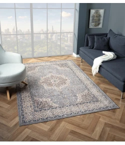 United Weavers Armada Blue 4545-21161 2 ft. 7 in. X 7 ft. 2 in. Rectangle Rug