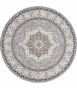 United Weavers Armada Blue 4545-21161 7 ft. 11 in. X 7 ft. 11 in. Round Rug