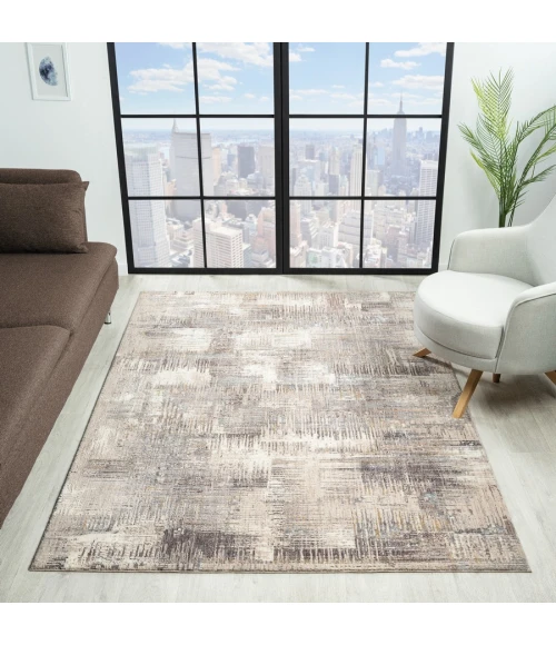 United Weavers Armada  Grey 4545-21250 2 ft. 7 in. X 7 ft. 2 in. Rectangle Rug