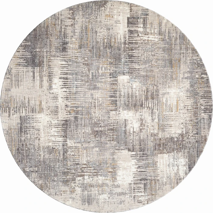 United Weavers Armada  Grey 4545-21250 7 ft. 11 in. X 7 ft. 11 in. Round Rug